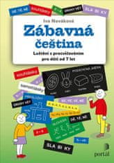 Iva Nováková: Zábavná čeština - Luštění s procvičováním pro děti od 7 let