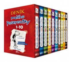 Jeff Kinney: Deník malého poseroutky BOX 1-10