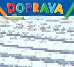 Doprava - Omalovánka s pohyblivýma očkama