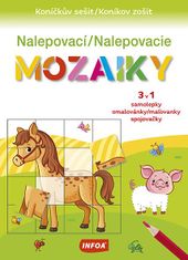 Nalepovací mozaiky/Nalepovacie mozaiky - Koníčkův sešit/Koníkov zošit