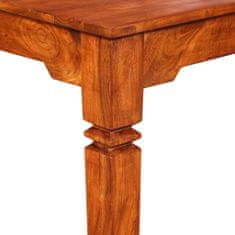 Vidaxl Konferenčný stolík z masívneho dreva, 110x60x45 cm