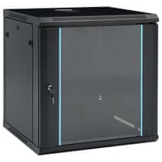 Vidaxl 12U Nástenná serverová skriňa 19" 600x600x640 mm IP20