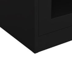 Petromila vidaXL Kancelárska skriňa čierna 90x40x90 cm oceľová