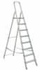 Rebrík schodíkový ALW 1508, 8 stupňov (7+1), 8 stupňov (7+1)