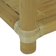 Vidaxl Nočný stolík, 40x40x40 cm, bambus, prírodná farba
