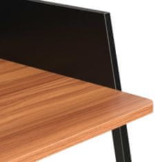 Petromila vidaXL Písací stôl, čierno hnedý 90x60x88 cm