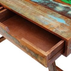 Vidaxl Písací stôl, recyklovaný masív