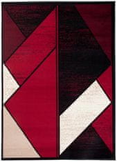 Chemex Koberec Scarlet Bcf Belgická Tradícia 3875 Červená Čierna 80x150 cm