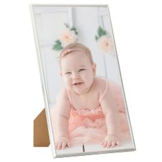 Vidaxl Fotorámiky na stenu alebo stôl 10 ks strieborné 13x18 cm MDF