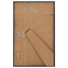 Vidaxl Fotorámiky na stenu alebo stôl 3 ks čierne 13x18 cm MDF