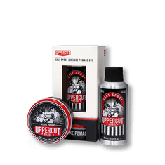 Uppercut Darčeková sada na vlasy pre panov Uppercut Deluxe Pomade + Salt Spray