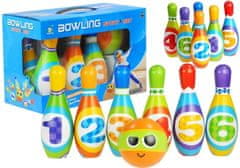 Lean-toys Penový bowling s kockami Bowling pre batoľatá