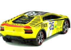 Lean-toys Diaľkovo ovládané športové auto Pilot R/C Yellow