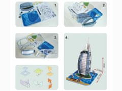 JOKOMISIADA 3D puzzle Burj Al Arab hotel 30 dielikov ZA3783