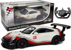 shumee Auto R/C Porsche 911 GT3 CUP Rastar 1:14 White na diaľkové ovládanie