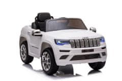 Lean-toys Autobatéria Jeep Grand Cherokee biela JJ2055