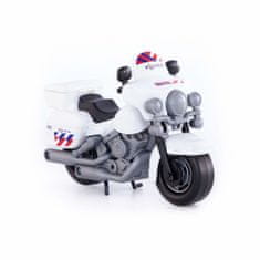 Lean-toys Policajná motorka pre batoľatá Polesie White 71682