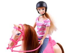 JOKOMISIADA Anlily Doll Jockey s koníkom + doplnky ZA3919