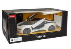 Lean-toys Auto R/C BMW i8 Rastar 1:14 Biele automatické dvere