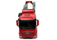 Lean-toys R/C Mercedes-Benz Arocs Rastar 1:14 Červený s diaľkovým ovládaním