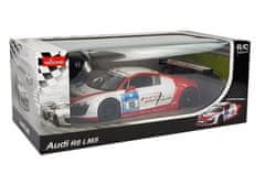 Lean-toys Auto R/C Audi R8 LMS Rastar 1:14 bielo-červené