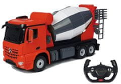 Lean-toys R/C Mercedes-Benz Arocs Rastar 1:14 Červený s diaľkovým ovládaním