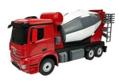 Lean-toys R/C Mercedes-Benz Arocs Rastar 1:14 Červený s diaľkovým ovládaním