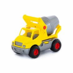 Lean-toys Nákladné auto s miešačkou na betón "ConsTruck" Žltá 44853