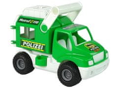 Lean-toys Policajné auto ConsTruck Zelená Polesie 41906