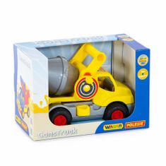 Lean-toys Nákladné auto s miešačkou na betón "ConsTruck" Žltá 44853