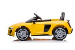 Lean-toys Audi R8 Lift A300 batéria Auto žltá