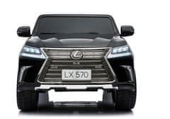 Lean-toys LEXUS DK-LX570 Autobatéria čierna lakovaná