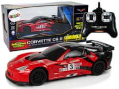 shumee Športové auto R/C 1:24 Corvette C6.R Red 2,4 G Svetlá