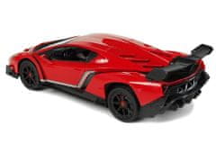Mamido Športové auto na diaľkové ovládanie RC Lamborghini Veneno 1:24 červené