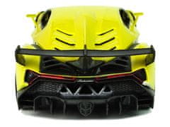 Lean-toys Diaľkovo ovládané Lamborghini Veneno žlté 2.4G diaľkové ovládanie volantu zvukové svetlá