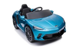 Lean-toys McLaren GT 12 V batérie auta maľované modrou farbou