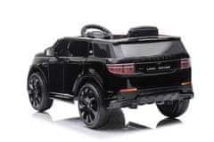 Lean-toys Range Rover batérie auto čierne maľované