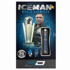 RED DRAGON Šípky Steel Gerwyn Price Iceman - Contour - 25g