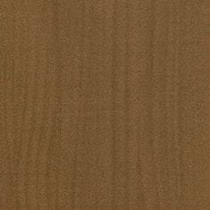 Vidaxl Knižnica/deliaca stena medovo-hnedá 40x30x135,5 cm masívna borovica