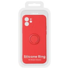 Vennus Silikónové puzdro s prsteňom pre Samsung Galaxy S9 Plus - Červená KP18145