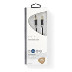 Nedis Stereo audio kábel, 3,5mm konektor - 3,5mm konektor, pozlátené, 1m