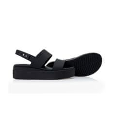 Crocs Sandále čierna 39 EU Brooklyn Low Wedge