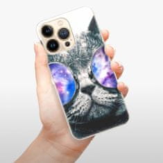 iSaprio Silikónové puzdro - Galaxy Cat pre Apple iPhone 13 Pro