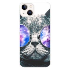 iSaprio Silikónové puzdro - Galaxy Cat pre Apple iPhone 13