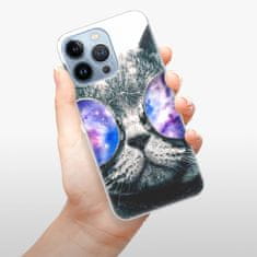 iSaprio Silikónové puzdro - Galaxy Cat pre Apple iPhone 13 Pro