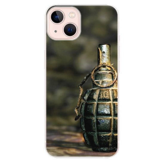 iSaprio Silikónové puzdro - Grenade pre Apple iPhone 13