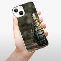 iSaprio Silikónové puzdro - Grenade pre Apple iPhone 13