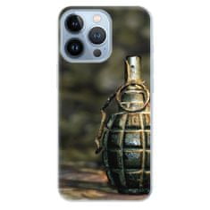 iSaprio Silikónové puzdro - Grenade pre Apple iPhone 13 Pro Max