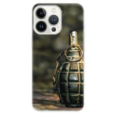 iSaprio Silikónové puzdro - Grenade pre Apple iPhone 13 Pro