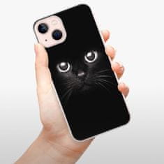 iSaprio Silikónové puzdro - Black Cat pre Apple iPhone 13